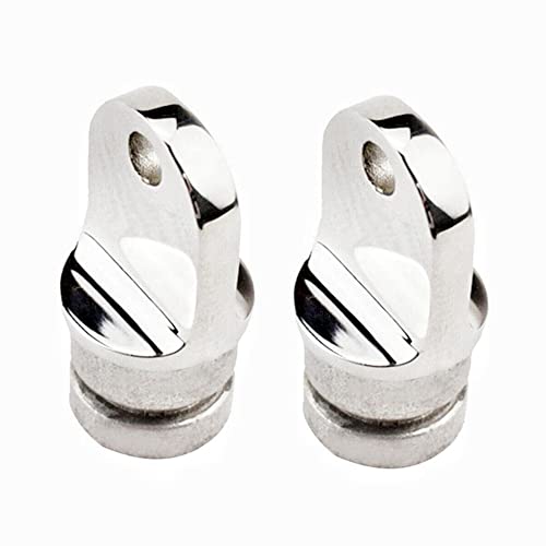 Boat Bimini Top Inside Eye End 1'' Rounded Plug,316 Stainless Steel Marine Hardware Fitting (Size:25mm/1”,2Pcs)