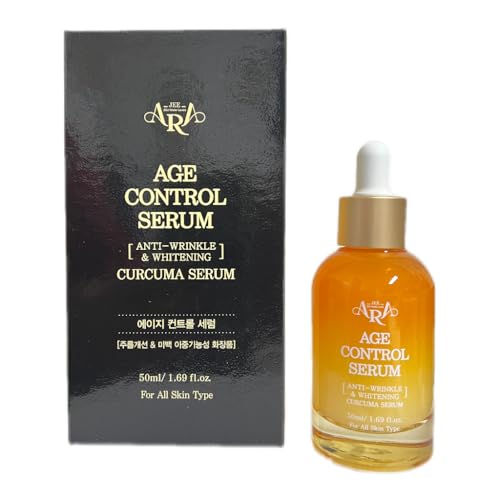 Korea JEEARA AGE CONTROL SERUM/CURCUMA SERUM 50ML. Acne Korean Turmeric Skin Repair. Provides Moisture, Increases Elasticity and Reduces Wrinkles.