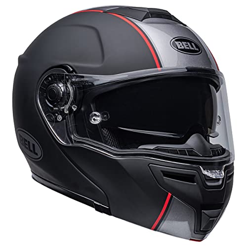 BELL SRT Modular Helmet (Hartluck Jamo Matte/Gloss Black/Red - Medium)