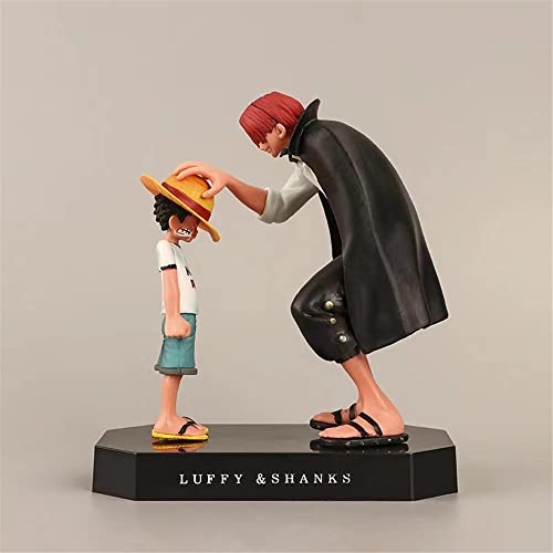 Denyeet One Piece Figure, Luffy & Shanks Figure, One Piece Figure, Painted, Complete Figure,