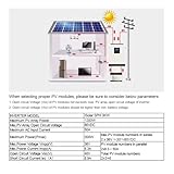 ZKTDJ Solar Inverter 3KVA 24V Hybrid Inverter Pure Sine Wave Built-in 50A PWM Solar Charge Controller Battery Charger Energy Saving and Durable