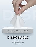 JSAUX Microfiber Cleaning Cloth (100 Total) for Steam Deck| Eye Glass Disposable Clean Cloth | Safe for Lens, Eyeglasses, Glasses, Screens, Cameras, iPad, iPhone, Cell Phone, LCD TV Screens and More