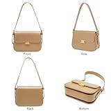 Genuine Leather Shoulder Bag for Women Crossbody Bags Women's Small Handbags Leather Purses Apricot