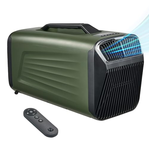 Outohome 5200BTU Portable Ten Air Conditioner For Camping Outdoor and Indoor Use,Suitable For RV,Truck,Van and Car Cooling (Green)