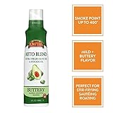 Pompeian Keto Extra Virgin Olive Oil & 100% Avocado Oil Cooking Spray, Great for Sauteing, Stir-Frying, & Roasting, Naturally Gluten Free, Non-Allergenic, Non-GMO, No Propellants, 5 FL. OZ.(Pack of 6)