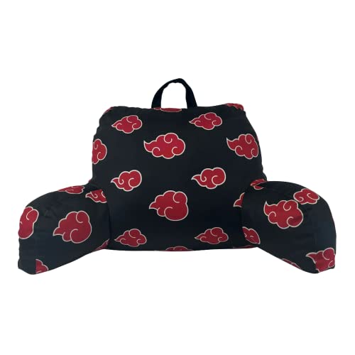 Franco Naruto Anime Akatsuki Pattern Reading Bed Rest Soft Lounge Pillow with Arms (Official Product)