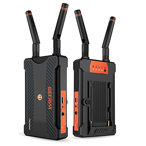 Wireless HDMI Transmitter and Reciever Support 5.8GHz 1080P @60Hz Full HD Wireless Audio Video 820FT Long Distance Stable Dlivery with HDMI Loop-Out and Support IR for TVS,DV