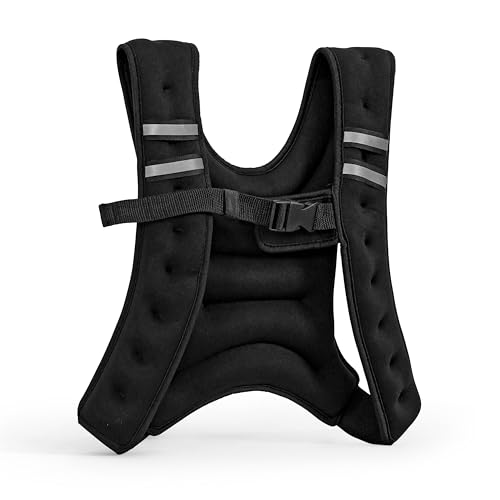 Tone Fitness Black Weighted Vest, 12 Lbs