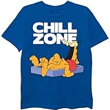 Garfield Chill Zone Boys Short Sleeve T-Shirt Royal