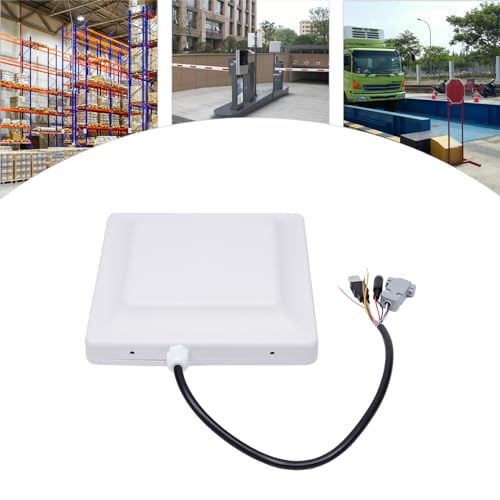 UHF Mid-Range Reader/Writer 915M Electronic Tag Reader, 900M Card Reader, UHF RF Long-Distance Passive Card G2 Remote Reader 6C, 0-5 Meters, Serial Port RS232/485, Wiegand