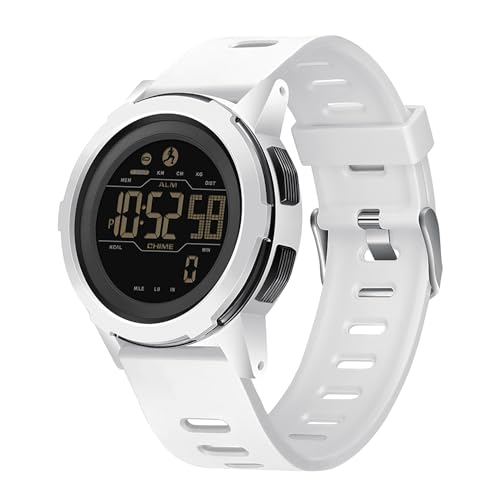 DIDITIME Sports Digital Pedometer Watch for Men & Women - 164FT Waterproof, Fitness Tracker with Step Counter - Tactical & Military Outdoor Wrist Watch