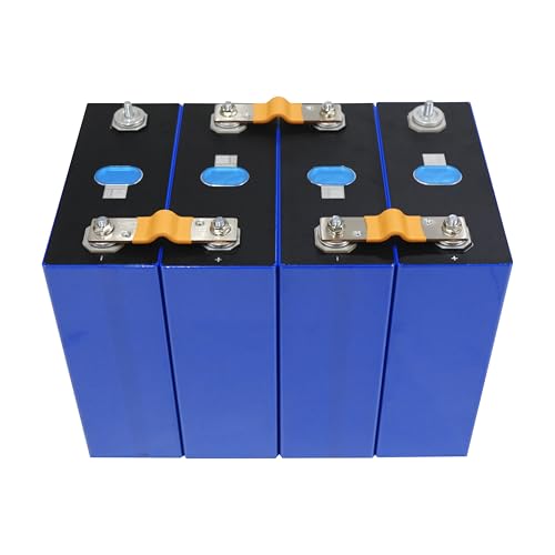 3.2V 330Ah EVE MB31 Lifepo4 Grade A Cells Energy Storage Battery Perfect for RV, Off Grid, Backup Power,Golf cart (M6 Single Studs) (16PCS)