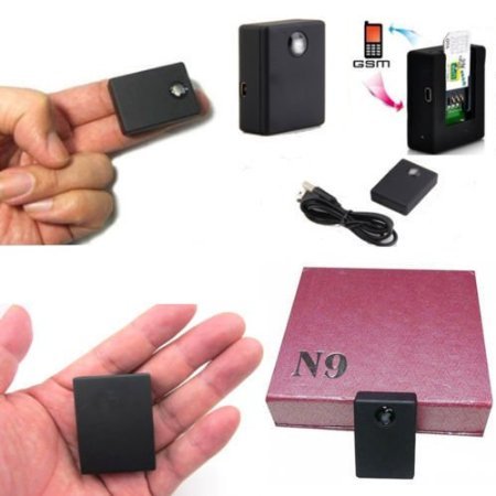 KSRplayer N9 Wireless GSM Listen Audio Bug Surveillance Device Quad-band Audio Voice Detect SIM Card Spy Ear Bug Alarm Trigger Minitor GSM RealTime Listen Audio Wiretapping Tapping & Bugging Device