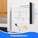 Zawinmay Cleaning Checklist Dry Erase Magnetic Whiteboard for Refrigerator,Daily Weekly and Monthly Checklist Planner and Household Chore-Cleaning Schedules and Checklists