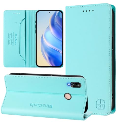Rfvzubemok Compatible with Redmi Note 7s M1901F71 Magnetic Closure Wallet case Cover,Compatible with Redmi Note 7 / Note 7 Pro Flip Kickstand Case TL