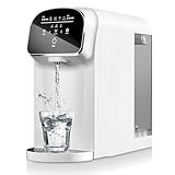 Countertop Reverse Osmosis System Water Filter with UV, 5:1 Pure to Drain, 5 Stage RO Water Filtration, Portable No Installation Water Purifier, Countertop Filtration for Home, Off-White