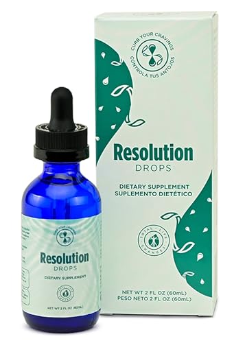 IASO Resolution Drops - Craving Control and Wellness, Health Supplement for Balanced Lifestyle and Transformation - 2 fl. oz