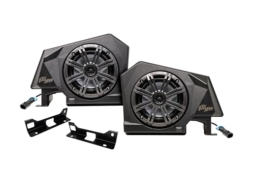 RZR Pro XP, Pro R & Turbo R Rear Speaker Pods Loaded Plug and Play - Kicker Marine 150 Watt Peak Speaker (KM614)