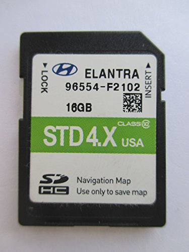 F2102 2015 2016 2017 HYUNDAI Elantra Navigation MAP Sd Card,GPS Update, U.S.A OEM Part # 96554-F2102 16GB