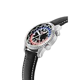 Alpina Men's Swiss Startimer Worldtimer Quartz Watch, Stainless Steel, GMT, Sapphire Crystal