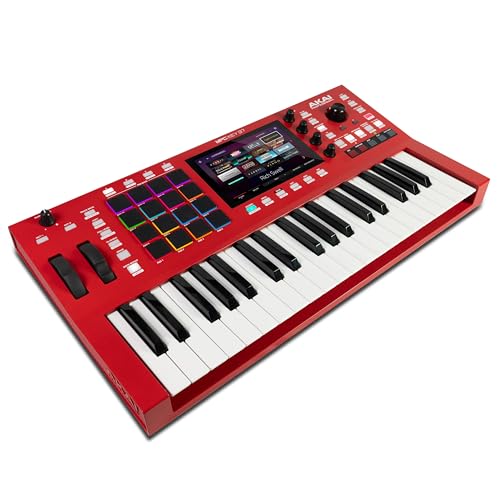 AKAI Professional MPC Key 37 Standalone Production Workstation, Drum Machine, MIDI Keyboard, Synthesizer with WiFi, Bluetooth, Touchscreen, Plug-ins