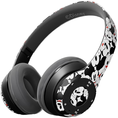 Disney Mickey Mouse Bluetooth Headphones- Over The Ear Bluetooth Wireless Headset with Built in Mic and Up to 15 Hrs Playtime | Mickey Mouse Gifts for Women, Men and Fans of All Ages