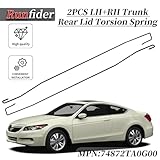 runfider 2PCS LH&RH Trunk Rear Lid Torsion Spring Fit for Honda Accord 2008 2009 2010 2011 2012 Replace 74872TA0A00 74872TA0G00