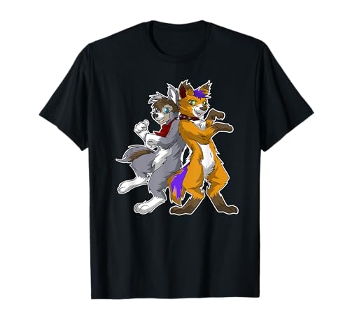Friendship t-shirt - Two wolves furry shirt T-Shirt