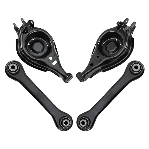 TRQ Rear Suspension Kit Control Arm Compatible with 2012-2015 Chevrolet Captiva Sport 2007-2017 Equinox 2010-2017 GMC Terrain 2007-2009 Pontiac Torrent 2007-2010 Saturn Vue