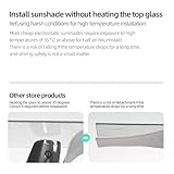 Upgrade Nano-Electrostatic Adsorption Insulation, Heat Preservation Sunroof Sunshade Roof Compatible with Lexus RZ300E RZ450E No Installation Required Zero Collapse