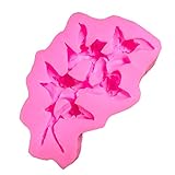 3D Flowers Silicone Fondant Molds Rose Cake Chocolate Moulds Dried Flower Jewelry Decorative Mould Resin Epoxy Clay Molds Pastry Baking Tools