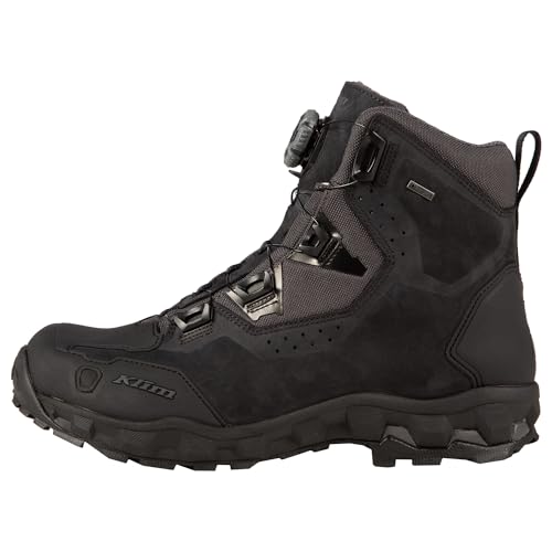 KLIM Men's Outlander GTX Motorcycle Boots - Size 8 - Stealth Black