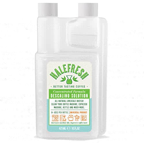 Descaling Solution Coffee Maker Cleaner - All Natural w/8+ Uses Per Bottle for Keurig, Saeco, Gaggia, Ninja and all Coffee and Espresso Maker