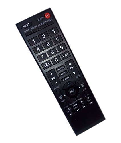 Replaced Remote Control Compatible for Toshiba 55L310U 40SL412U 50L1400 40SL412 50L1400U LED HDTV TV