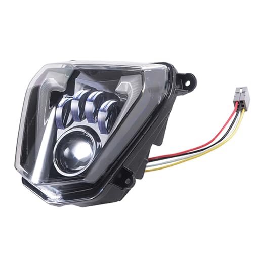 EIQAMONEX Motorcycle LED Headlight DRL Assembly Kit Replacement Head Lights Compatible With K-TM Duke 690 690R 2012-2019