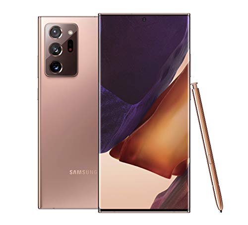 Samsung Electronics Galaxy Note 20 Ultra 5G Factory Unlocked Android Cell Phone | US Version | 128GB of Storage | Mobile Gaming Smartphone | Mystic Bronze, SM-N986UZNAXAA (Renewed)