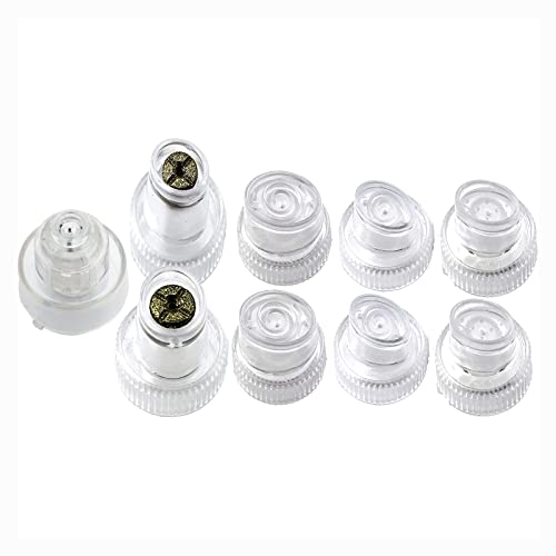 Face Care Beauty Machine Spare Parts Hydro Dermabrasion Aqua Peel Water Scrub Tips Caps 6 Plastic HydraDermabrasion 2 Diamond Microdermabrasion 1 Spray Replacement Acceossories