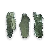 Genuine Rough Moldavite Long 20-30 Carat Stone, One Piece