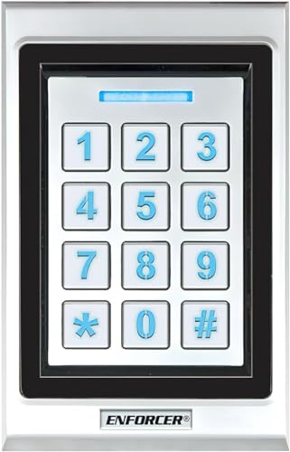 Seco-Larm SK-B141-PQ Bluetooth Access Controller, Single-Gang Keypad with Prox; App-Based Programming; Secure, Integrated Wireless Technology; 1000 Users; IP65 Weather Resistant