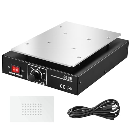 Soiiw 7 Inch LCD Screen Separator Preheating Panel 110V 450W Touch Glass Separator to Old Station for Phone Repair