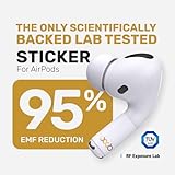 EMF Protection Sticker For AirPods Pro,The Only Real Scientifically Backed Patented Lab-Tested 5G-Shield EMF Reduction Sticker, USA Made,Protect Yourself & Loved Ones,WaveBlock AirPods Pro 2nd/3rd/4th