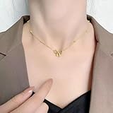 Bow Necklace Earrings Bracelet Set Bow Jewelry Set for Women Bowknot Pendant Chain Necklace Ribbon Stud Earrings Coquette Stuff Accessories Christmas Gifts