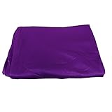 wellsem 5 Yards(5m/Set) Elastic Yoga Pilates Swing Aerial Yoga Hammock with Carabiner & Daisy Chain (Depp Purple)