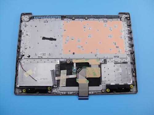 Bayjebu Parts for Lenovo Ideapad S145-14AST 14API Palmrest Keyboard Bezel Latin Spanish Silver 5CB0S17105