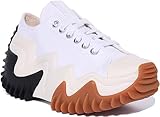 Converse Run Star Motion Ox Platform Trainers,White Black Egret,10.5 Women/9 Men
