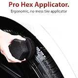 Adam's Polishes Pro Tire Hex Grip Applicator (3 Pack) - Tire Shine Car Detailing Foam Sponge Tool|Car Cleaning Supplies After Car Wash Tire Cleaner | for Vinyl Rubber & Trim Accessories-Wheel Cleaner