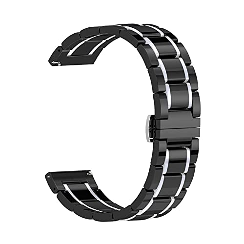 20mm 22mm 24mm Luxury Ceramic Band Compatible with 3 Watch 46mm 42mm Gear S3 Strap Active 2 40 44mm Smart