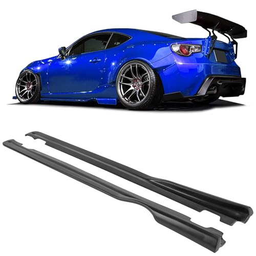 GT-Speed Compatible with/Replacement for Side Skirt Lip, RB Style PU Rocker Panel Splitter, Fits 2013-2016 Scion FR-S, 2013-2020 Subaru BRZ, 2017-2020 Toyota FT86 GT86