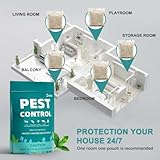 Pigumeco Pest Control Pouches, Indoor Mice Repellent, Repel Mice,Mouse,Rats,Ant,Roach,Spider,Moths& Other Pest,Mouse Repellent Pouches,Safe for Kids & Pets,Pest Control Repellent-10 Pouches