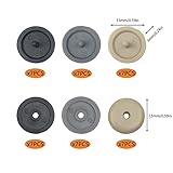 21 Sets Seat Belt Stop Button with 1 PCS Wooden Handle Awl Prevent Belt Buckle from Sliding Down The Belt | Removable Without Welding Universal Fit Stopper Kit (Black + Beige + Grey)